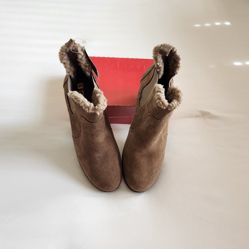 Weather Smart Easy Care White Mountain Brown Suede Boots. Size 9. NWT - Picture 9 of 16